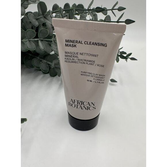 African Botanics Mineral Cleansing Mask 50ml Kaolin & Niacinamide - Picture 2 of 2